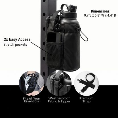 Magnetic Gym Bag With Bottle Holder