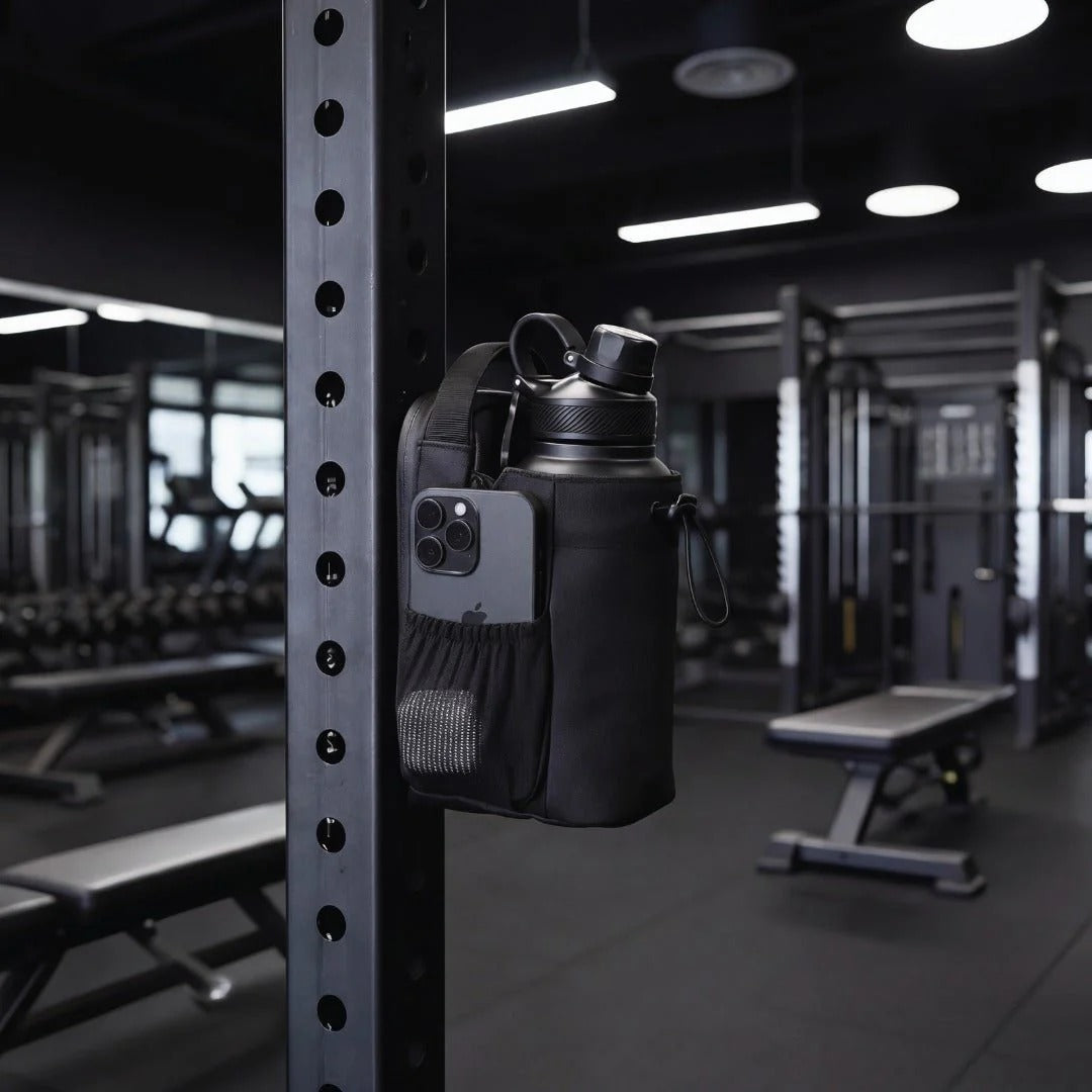 Magnetic Gym Bag With Bottle Holder