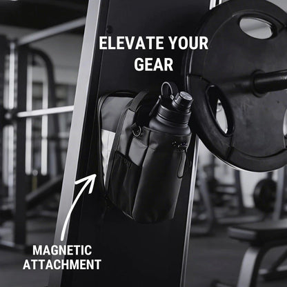 Magnetic Gym Bag With Bottle Holder