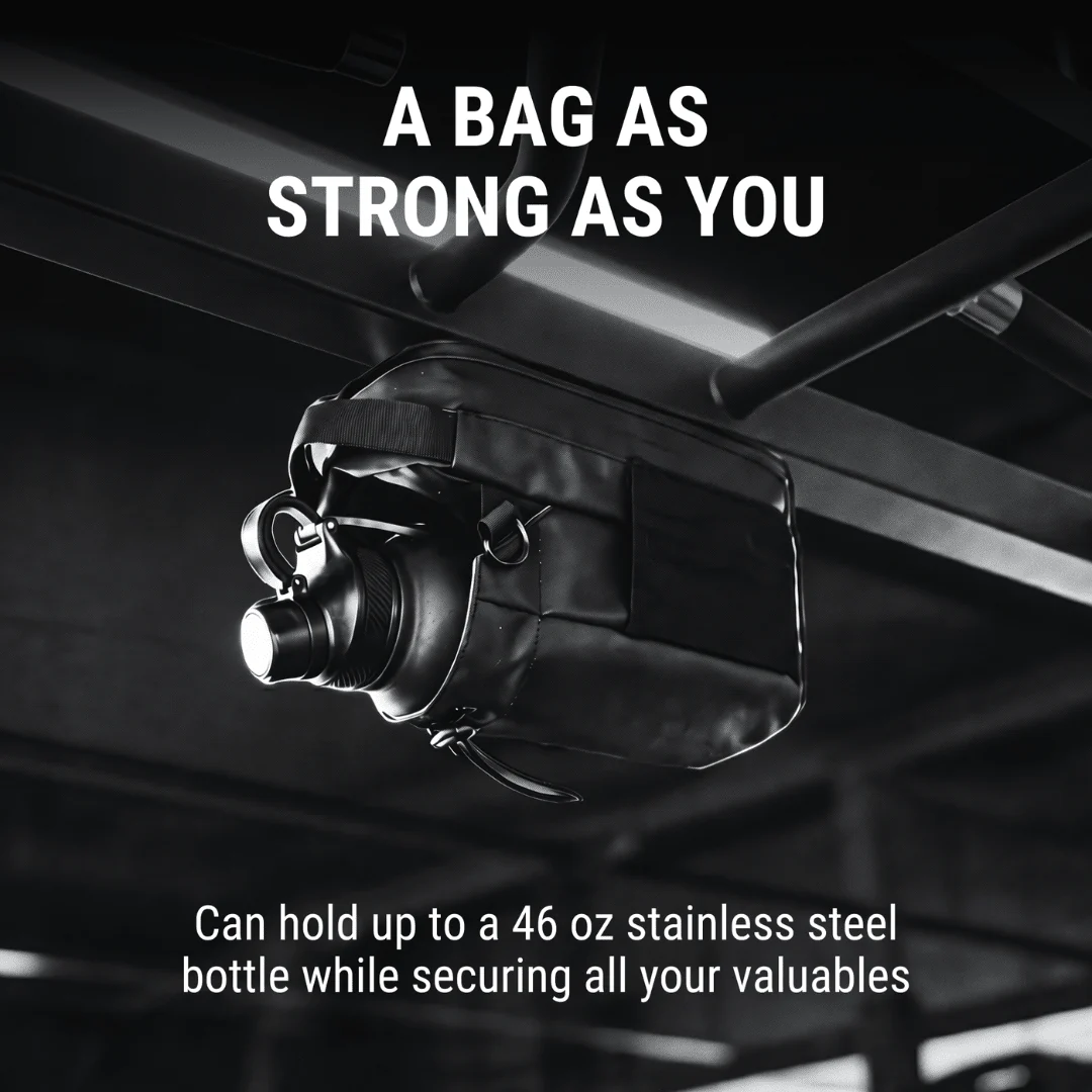 Magnetic Gym Bag With Bottle Holder